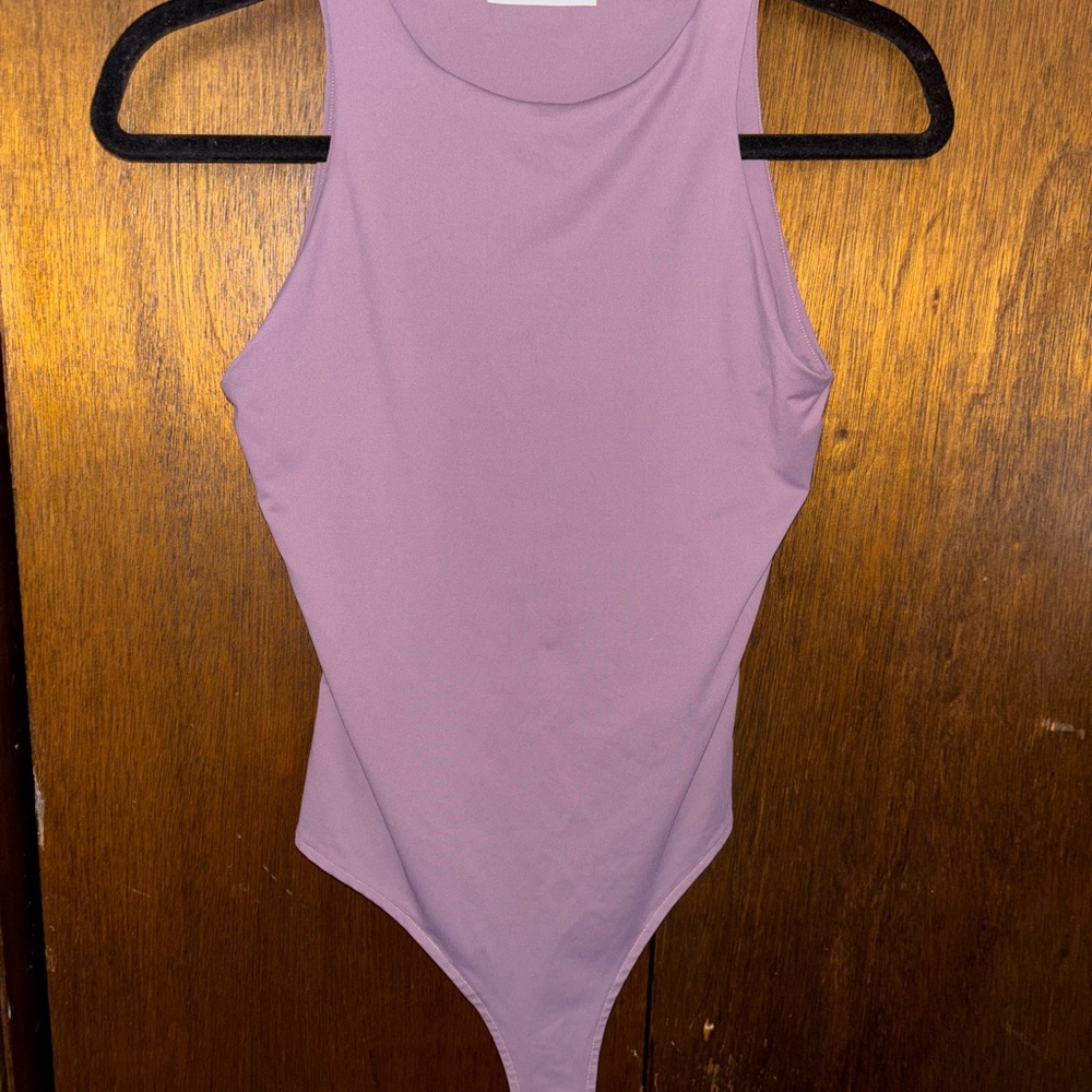 Mauve sleeveless body suit